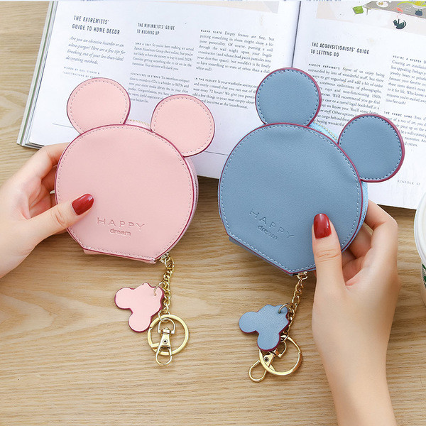 Kör alakú női pénztárca 3D elemmel