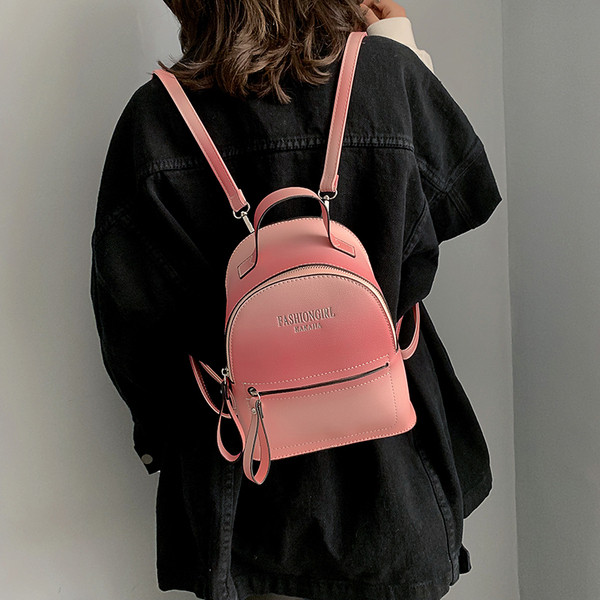 Modern női hátizsák több színben felirattal