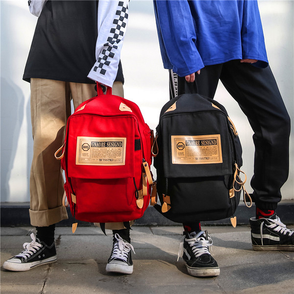 Hétköznapi férfi hátizsák több színben emblémával