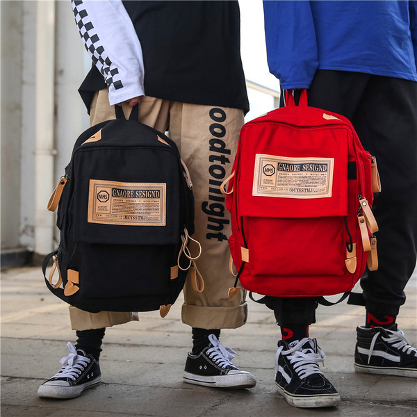 Hétköznapi férfi hátizsák több színben emblémával