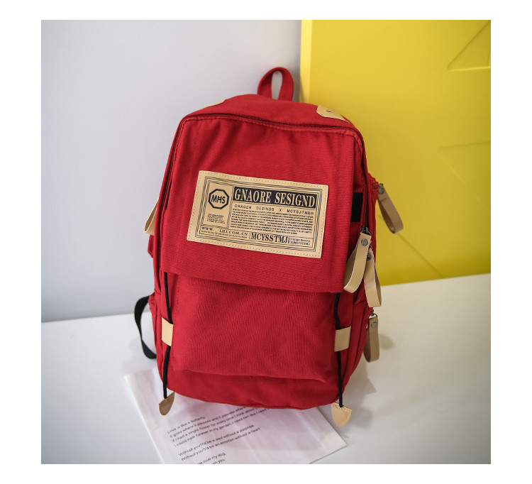 Hétköznapi férfi hátizsák több színben emblémával