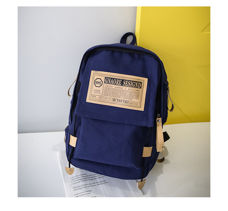 Hétköznapi férfi hátizsák több színben emblémával