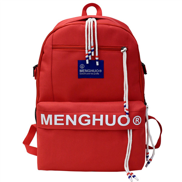 Férfi hátizsák felirattal és nyakkendővel négy színben