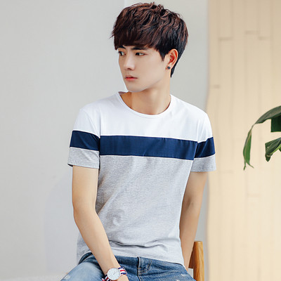 Modern férfi póló rövid ujjal, három színben