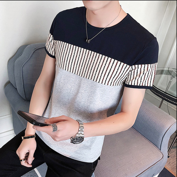 Rövid ujjú férfi póló több színben