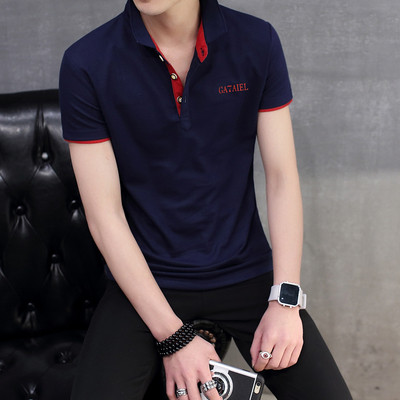 Férfi póló rövid ujjal és gallérral több színben