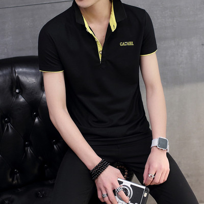 Férfi póló rövid ujjal és gallérral több színben