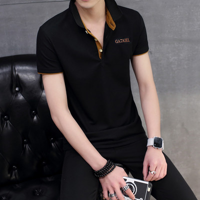 Férfi póló rövid ujjal és gallérral több színben