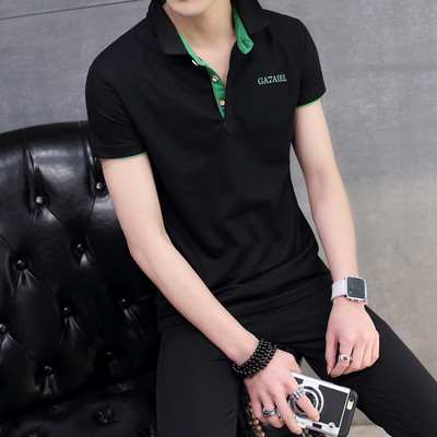 Férfi póló rövid ujjal és gallérral több színben