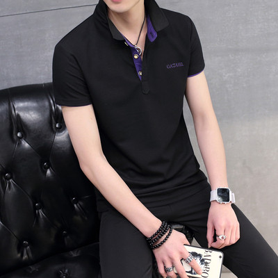 Férfi póló rövid ujjal és gallérral több színben