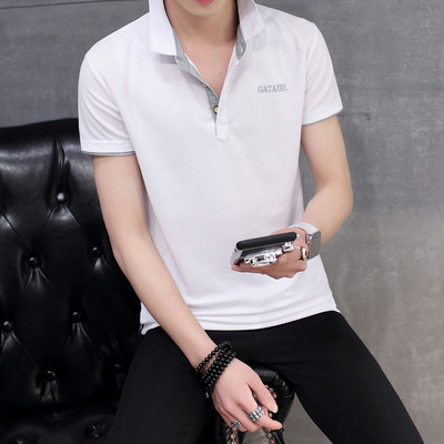 Férfi póló rövid ujjal és gallérral több színben