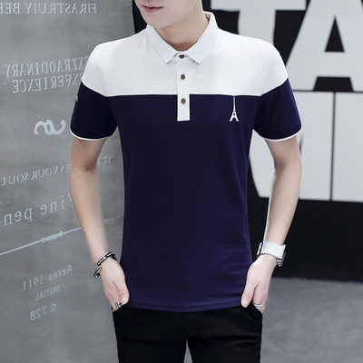 Κομψή ανδρική μπλούζα με κουμπιά και κολάρο σε διάφορα χρώματα