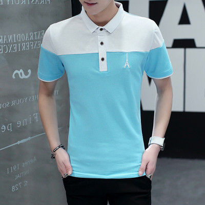 Κομψή ανδρική μπλούζα με κουμπιά και κολάρο σε διάφορα χρώματα