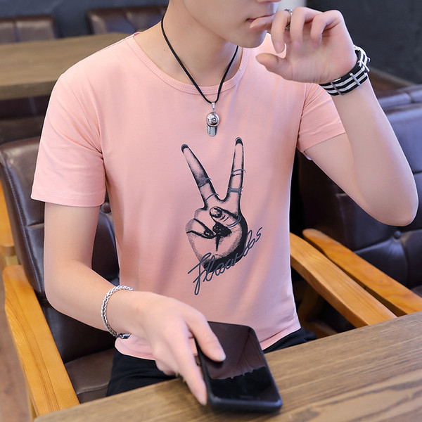 Stílusos férfi póló rövid ujjal, három színben