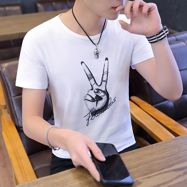 Stílusos férfi póló rövid ujjal, három színben