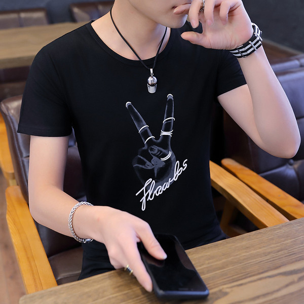 Stílusos férfi póló rövid ujjal, három színben