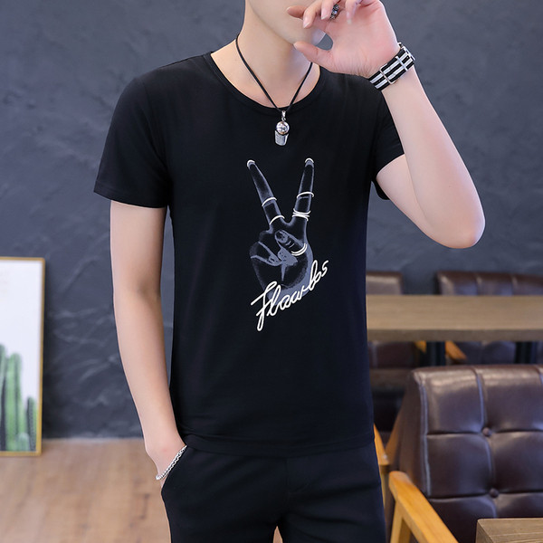 Stílusos férfi póló rövid ujjal, három színben