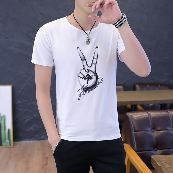 Stílusos férfi póló rövid ujjal, három színben