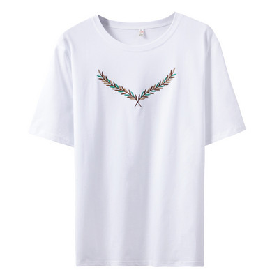 Női alkalmi póló három színben hímzéssel