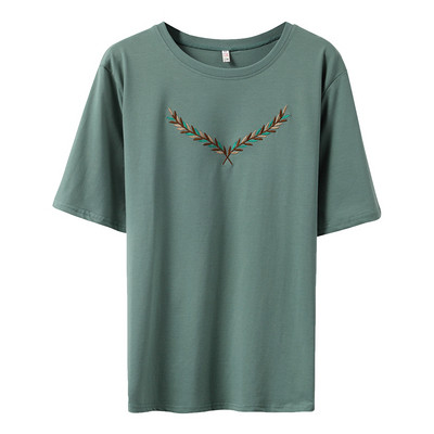 Női alkalmi póló három színben hímzéssel