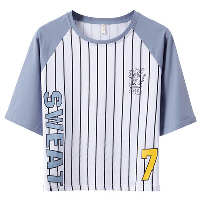 Női sport csíkos póló három színben