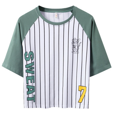 Női sport csíkos póló három színben