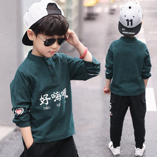 Lezser gyerekblúz, hosszú ujjal és gombokkal több színben