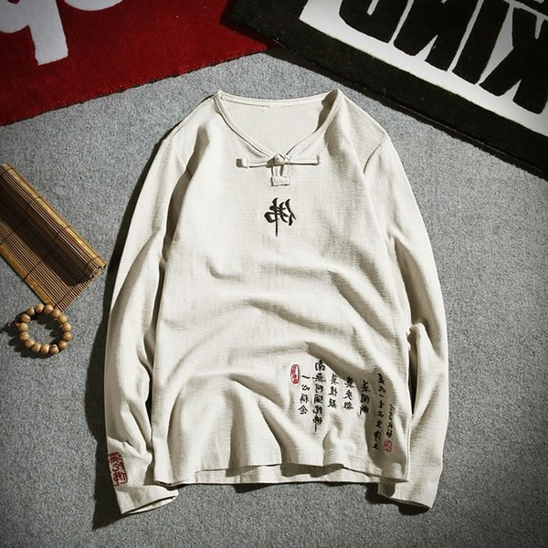 Férfi hétköznapi blúz, hosszú ujjal, feliratokkal három színben