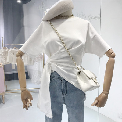 Modern női blúz rövid ujjal több színben