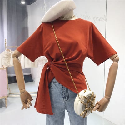 Modern női blúz rövid ujjal több színben