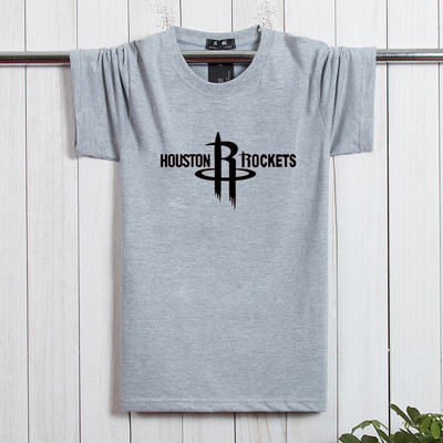 Férfi póló rövid ujjal, több színű felirattal