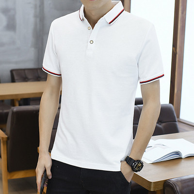 Gombos, rövid ujjú férfi póló több színben