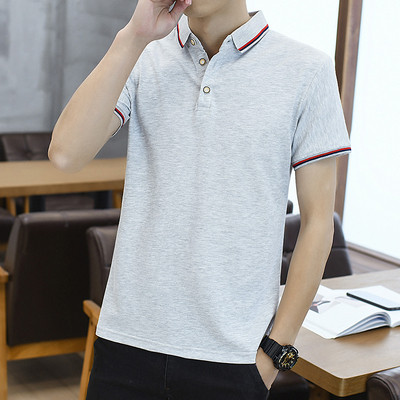 Gombos, rövid ujjú férfi póló több színben