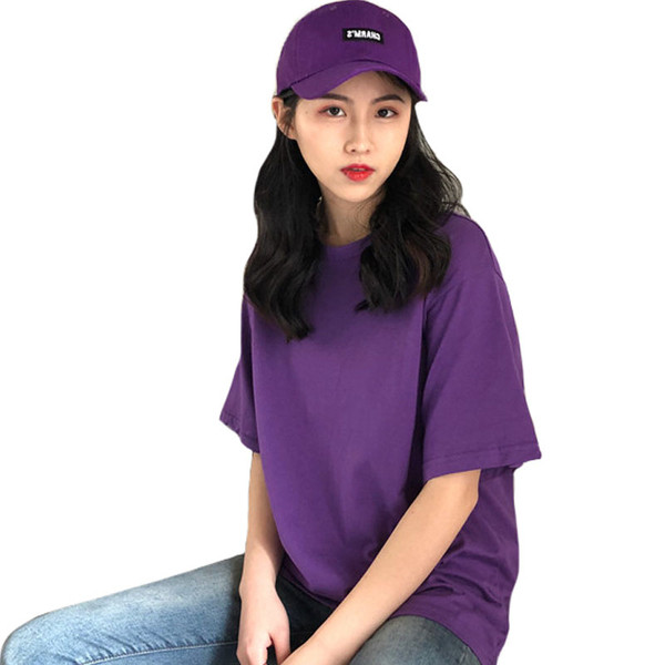 Μοντέρνα γυναικεία  μπλούζα με κοντό μανίκι μπλούζα σε διάφορα χρώματα