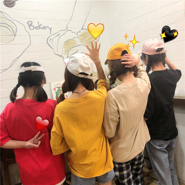 Καθημερινή μπλούζα με επιγραφή σε διάφορα χρώματα