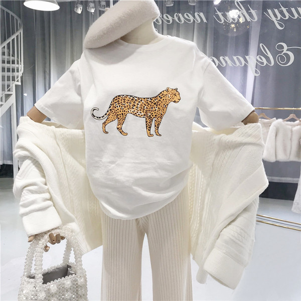 Modern női póló palikával, négy színben