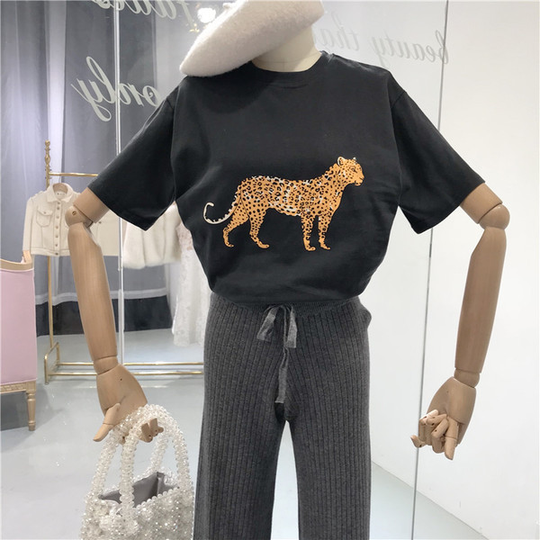 Modern női póló palikával, négy színben