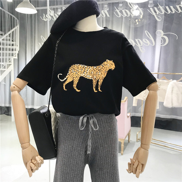 Modern női póló palikával, négy színben