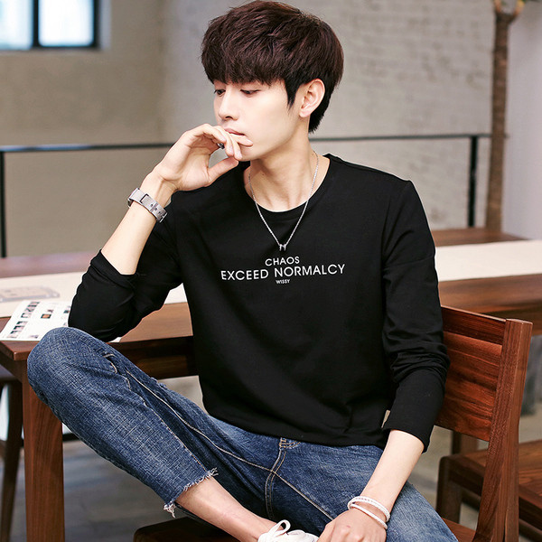 Modern férfi blúz hat színben feliratos