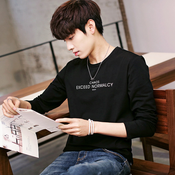 Modern férfi blúz hat színben feliratos