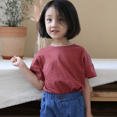 Καθημερινό παιδικό μπλουζάκι για κορίτσια σε διάφορα χρώματα