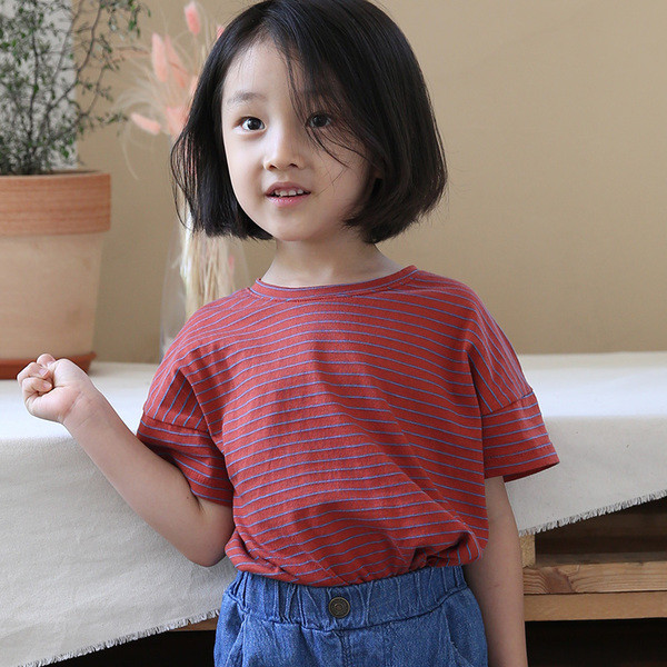 Καθημερινό παιδικό μπλουζάκι για κορίτσια σε διάφορα χρώματα