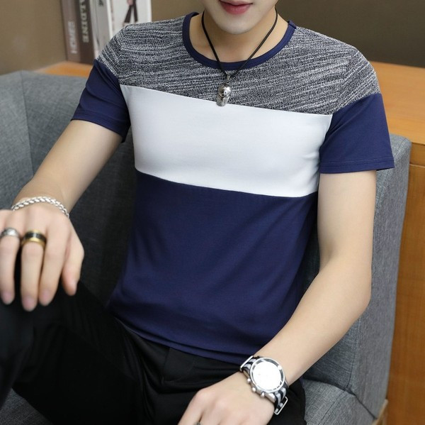 Rövid ujjú férfi póló három színben