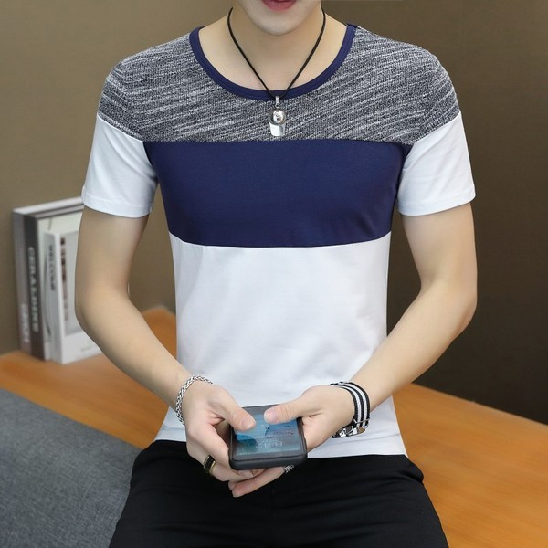 Rövid ujjú férfi póló három színben