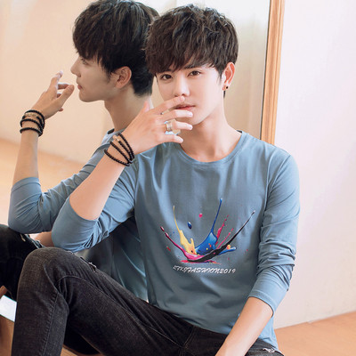 Férfi blúz rátéttel és felirattal két színben