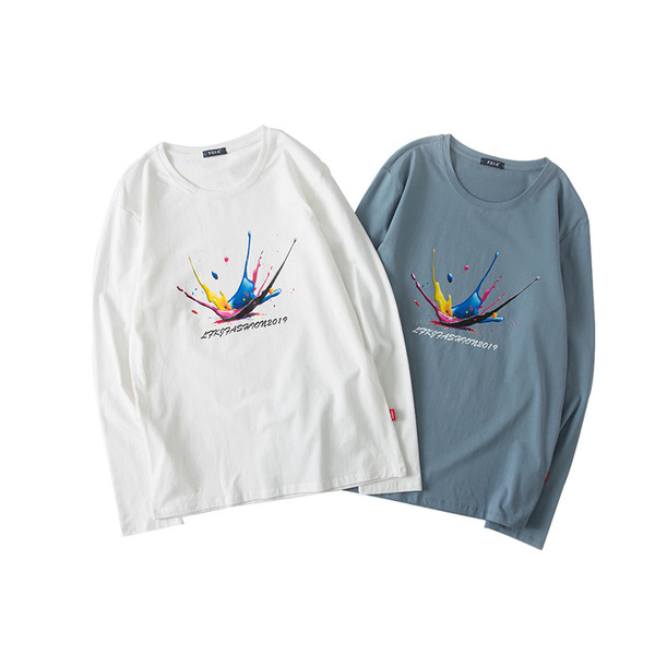 Férfi blúz rátéttel és felirattal két színben