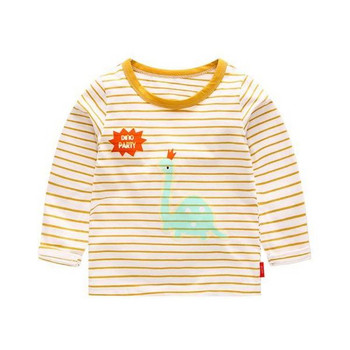 Ежедневна детска блуза за момчета с апликация в три цвята