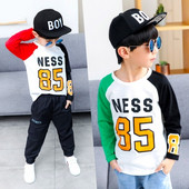 Παιδική μπλούζα  για αγόρια με μακρύ μανίκι σε δύο χρώματα