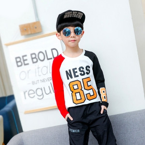 Παιδική μπλούζα  για αγόρια με μακρύ μανίκι σε δύο χρώματα