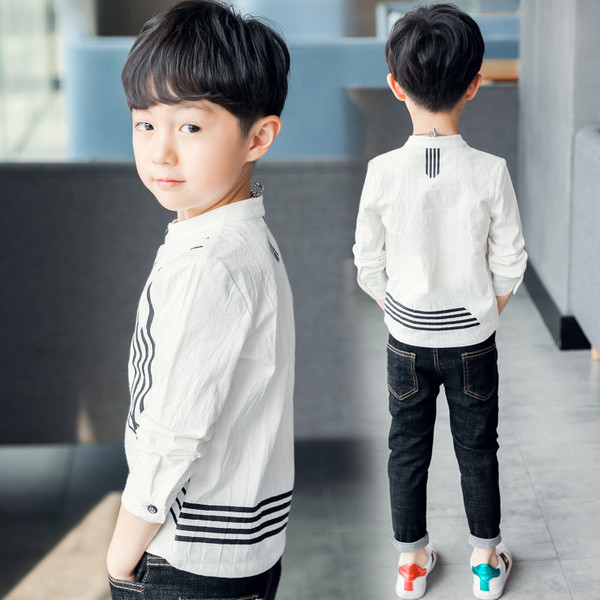 Modern gyereking fiúknak három színben gombokkal